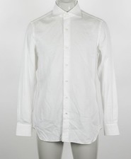 Isaia Men's White Long Sleeve Dress Shirt Size 15.5/39