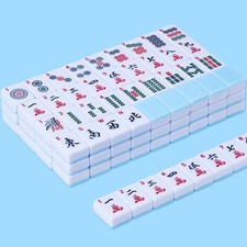 American Mahjong Tile Set, 166 Blue Tiles (1.2”) for Western Mahjong Game,
