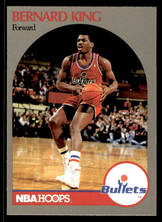 Bernard King 1991 Hoops 100 Superstars #99 Washington Bullets ESE