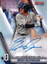 2019 Bowman Best Brock Deatherage Best 19 Auto Refractor Tigers