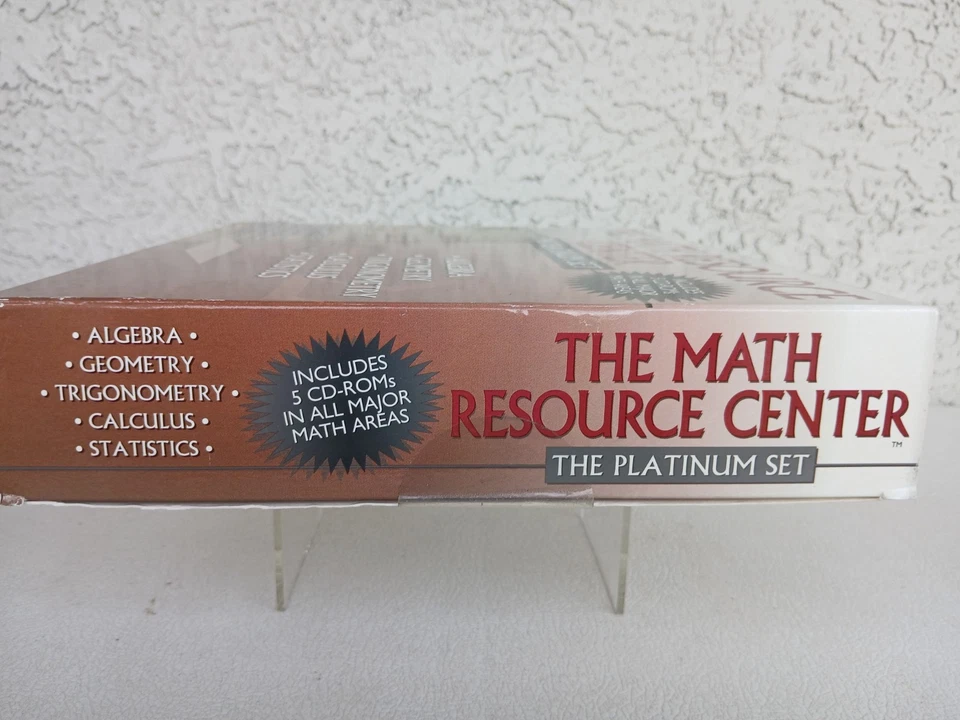 Math Resource Center Platinum Set New Complete Vintage 1996 - Image 3 of 4