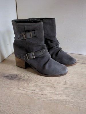 Bearpaw Rindsleder Wildleder Stiefel Größe 8 UK EU41 tolle Gebrauchsspuren tolle Qualität Wolle gefüttert