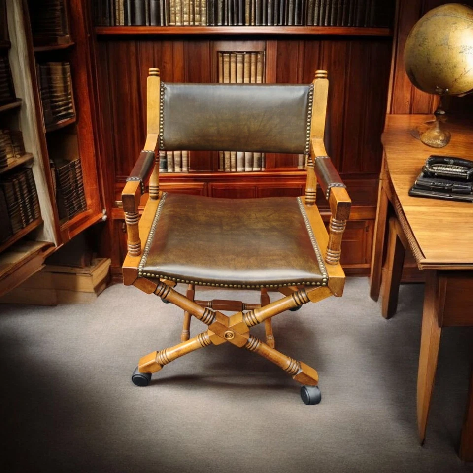 A Pair Of Rare Vintage Hollywood Regency Directors Chairs - Image 3 of 4