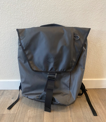 #ad Osprey Transporter Panel Loader 25L Backpack: Water Resistant BLACK $58.00