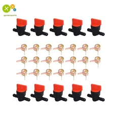 10 x 1/4" In-Line Straight Fuel Gas SHUT-OFF / CUT-OFF VALVES Petcock Mower