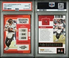 TOM BRADY PSA 10 2021 Panini Contenders Optic - Season Ticket #6 Red Prizm /175