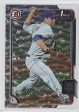 2015 Bowman Prospects Silver Ice TJ Chism #BP77 0a7