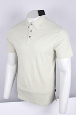Hurley Men's One Only Polo Short Sleeve Shirt Embroidered Cotton Bone Ivory