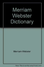 MERRIAM WEBSTER DICTIONARY *Excellent Condition*