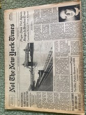 Vintage Antique "Not The New York Times" Newspaper - October 23, 1978