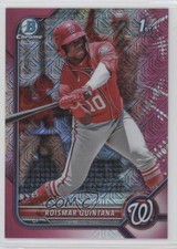 2022 Bowman Mega Box Fuchsia Mojo Refractor 137/199 Roismar Quintana #BCP-83 uk2