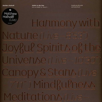 Matthew Halsall - Salute To The Sun Live At H (Vinyl 2LP - 2021 - UK - Original)