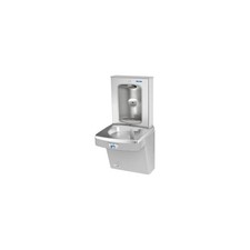 OASIS Drinking Fountain,Sensor,Wall,Silver 818HT6