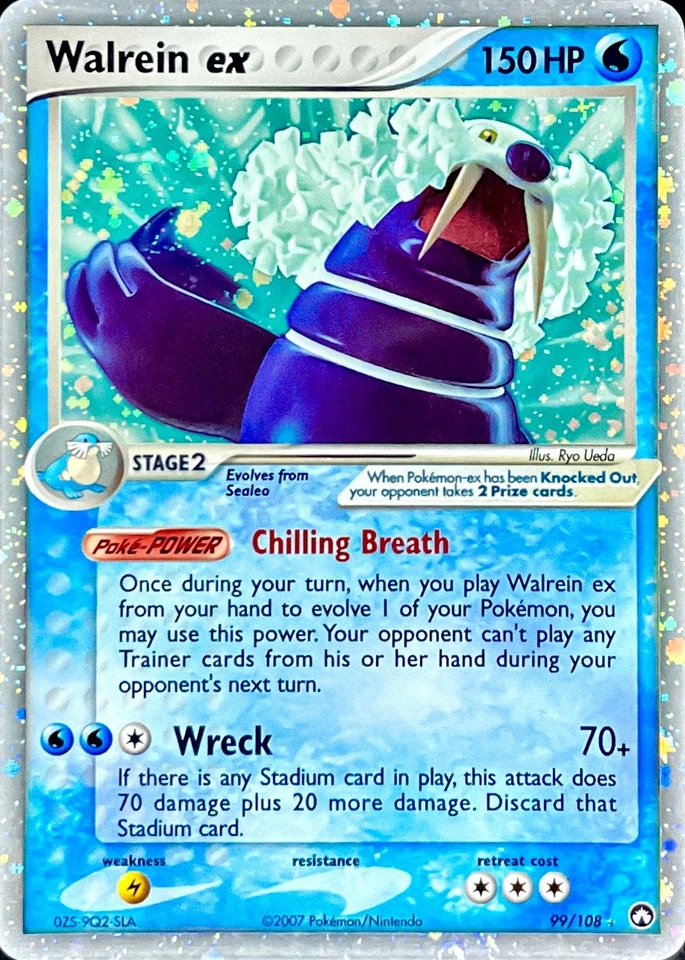 Walrein EX RARE HOLO EX POWER KEEPERS INVESTMENT CARD SSP POKEMON TCG MINT - Image 2 of 2