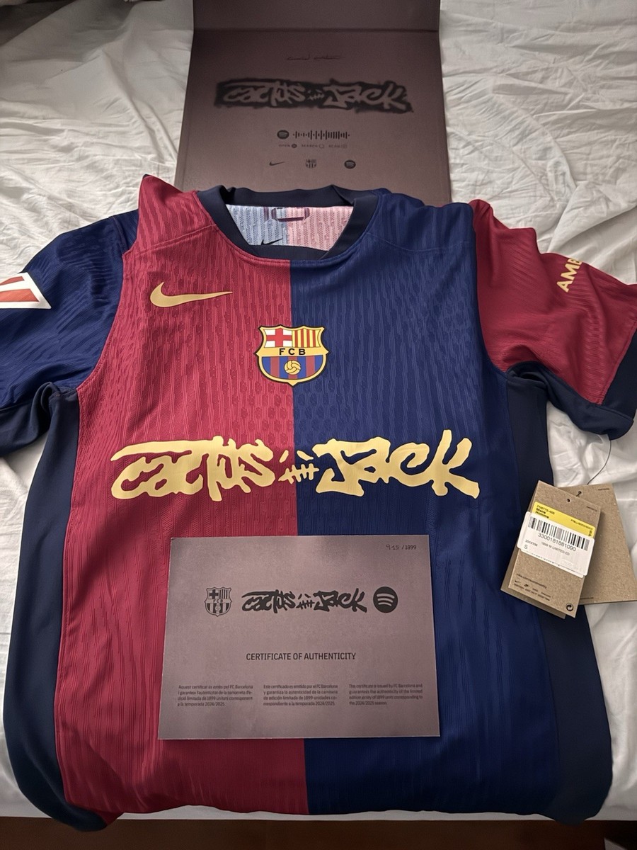 【希少】25ss Travis Scott x FC Barcelonaキャップ Travis Scott x FC Barcelona 1899 Distressed Hat Multicolor Men's