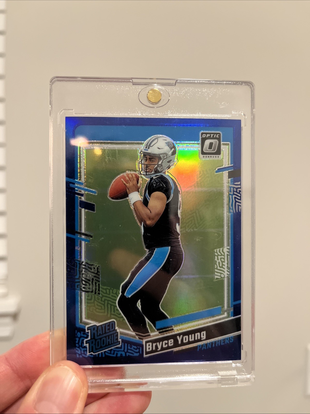 2023 Panini Donruss Optic - Rated Rookie Bryce Young #213 Blue Prizm /199 (RC)