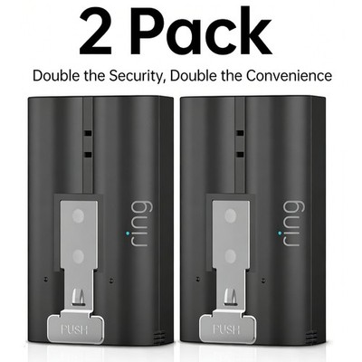 2 x Genuine Battery Pack for Ring Battery Doorbell Plus / Pro , Outdoor Cam Plus