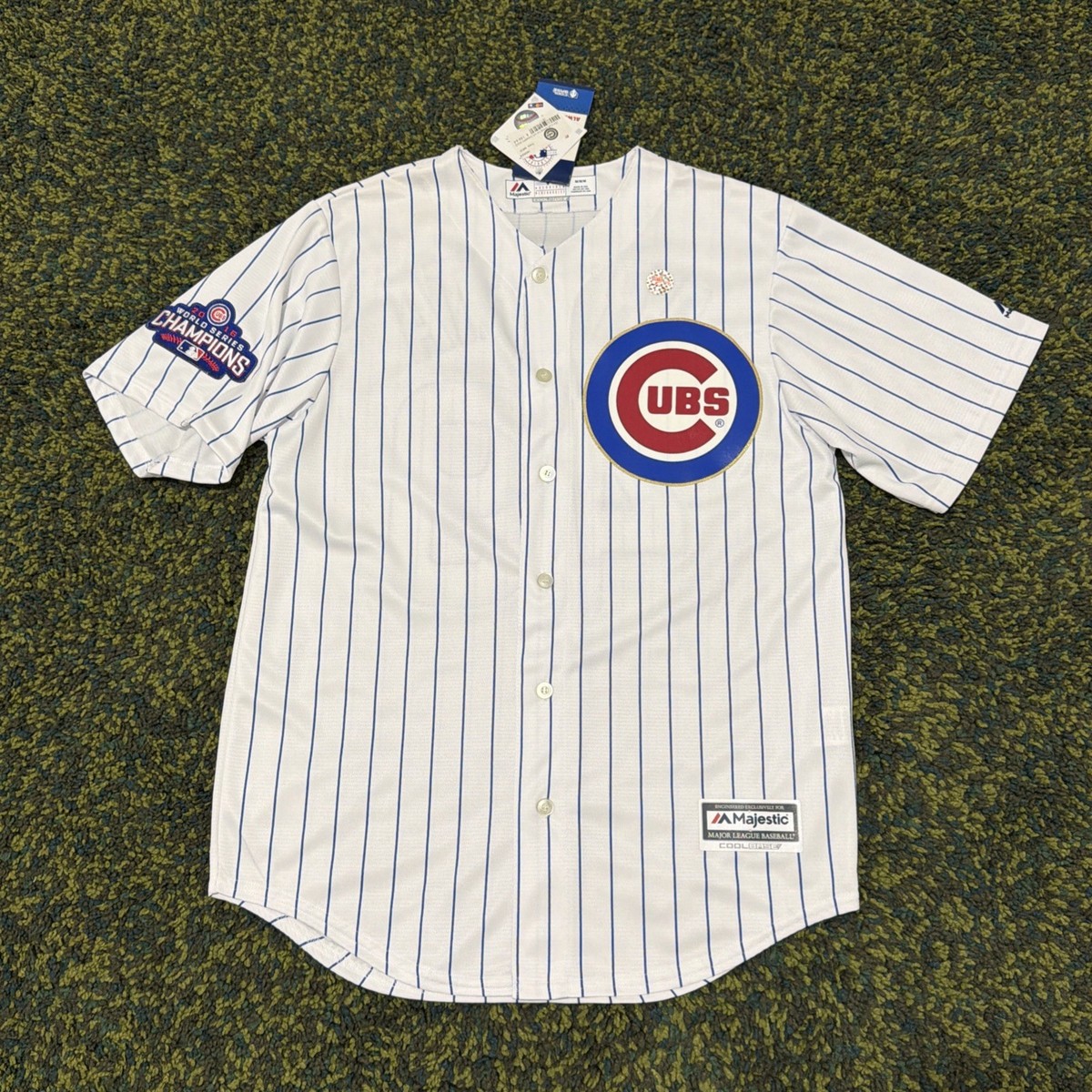 Majestic MLB Chicago Cubs Gold Championship 2016 Jake Arrieta