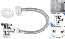 Toilet Connector Plumbing kit  Complete Toilet Set Valve with 12" Long 1 Pack