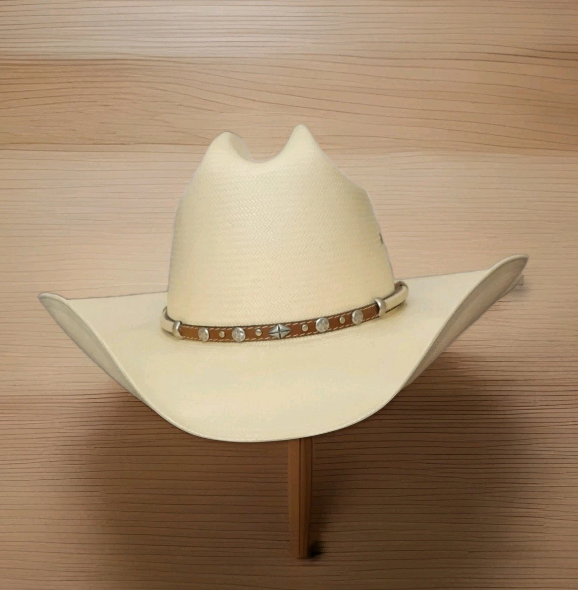 Monna Vintage Ivory Wool Gold Plated Charms Chain Rings Embellished Cowboy Hat S ADCAD895-BE67-440B-8539-  main image 4
