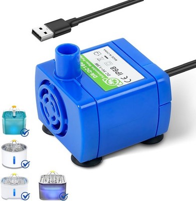 IP68 DR-DC160 Submersible Water Pump Cat Water Fountain Pump for Tritone Ceramic