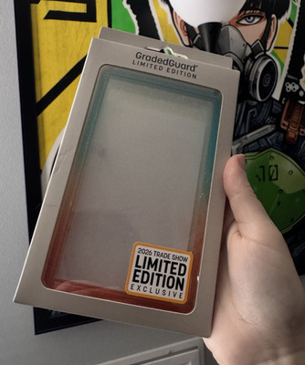 GradedGuard Limited Edition Lagoon PSA Clear Display Case Trade Show