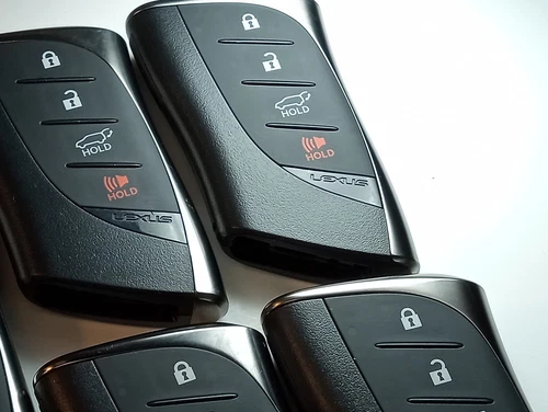 LOT OF 5 OEM LEXUS SMART KEY FOB REMOTES HYQ14FLC 4 BUTTONS image 5