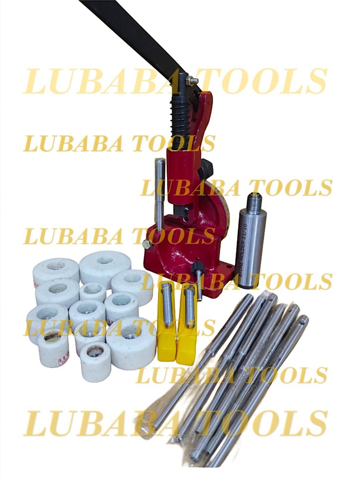 Sioux Valve Seat Grinding Stone Set – 12 Stones + Dresser + 6 Pilots + Holder