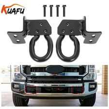 Bumper Tow Hooks For Ford F250 F350 F450 2008-2010 Front Left Right Black Bumper Tow Hooks For Ford F250 F350 F450 2008-2010 Front Left Right Black