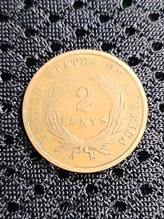 1867 2 Cent US Coin - Image 2 of 4
