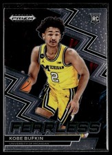 2023 Panini Prizm Draft Picks Fearless #15 Kobe Bufkin Rookie RC