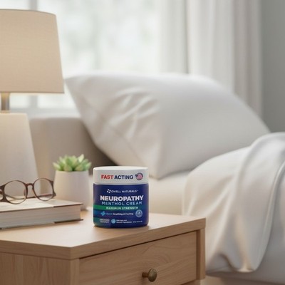 , Max Strength Cream Neuropathy Nerve Pain Relief for Feet, Leg