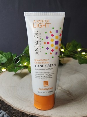Andalou Naturals Clementine Hand Cream with Shea Butter & Cocoa Butter 3.4 fl oz