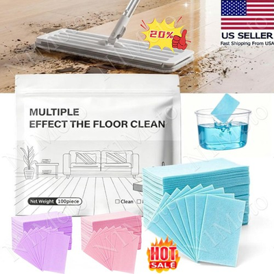 #ad 100Pcs Multi surface Floor Cleaning TabletsMultiple Effect the floors Clean HOT $9.99