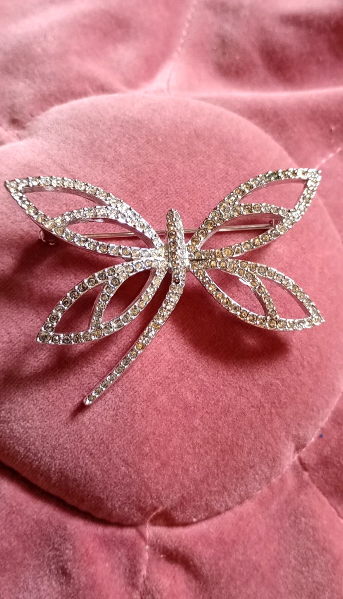 swarovski dragonfly brooch products for sale | eBay