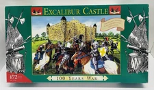 Excalibur Castle Accurate Figures Co. 1/72 Scale 100 Years War, Plastic Figures