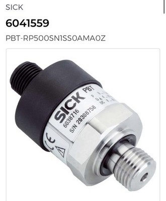Sick PBT 6041559 0-500psi Sensor Transducer 4-20ma M12 Connection
