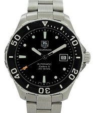 Tag Heuer 42mm Men's Aquaracer Automatic Black Dial Swiss Watch w/ B+P! WAN2110!