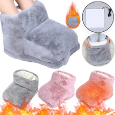 Electric Heater Foot Warmer USB Charging Fleece Soft Warm Foot Cover Washable