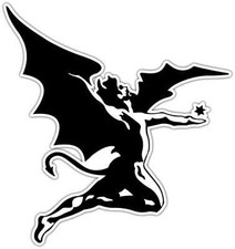 Calcomanía adhesiva Black Sabbath Fallen Angel música rock coche parachoques ventana 4"X5"