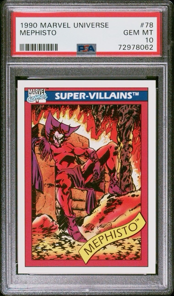PSA10 1990 Marvel Mephisto マーベル スパイダーマン PSA10 1990 Marvel Mephisto マーベル スパイダーマン - メルカリ