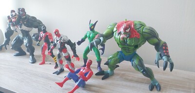 Spiderman Marvel collection toy lot action figures 1996