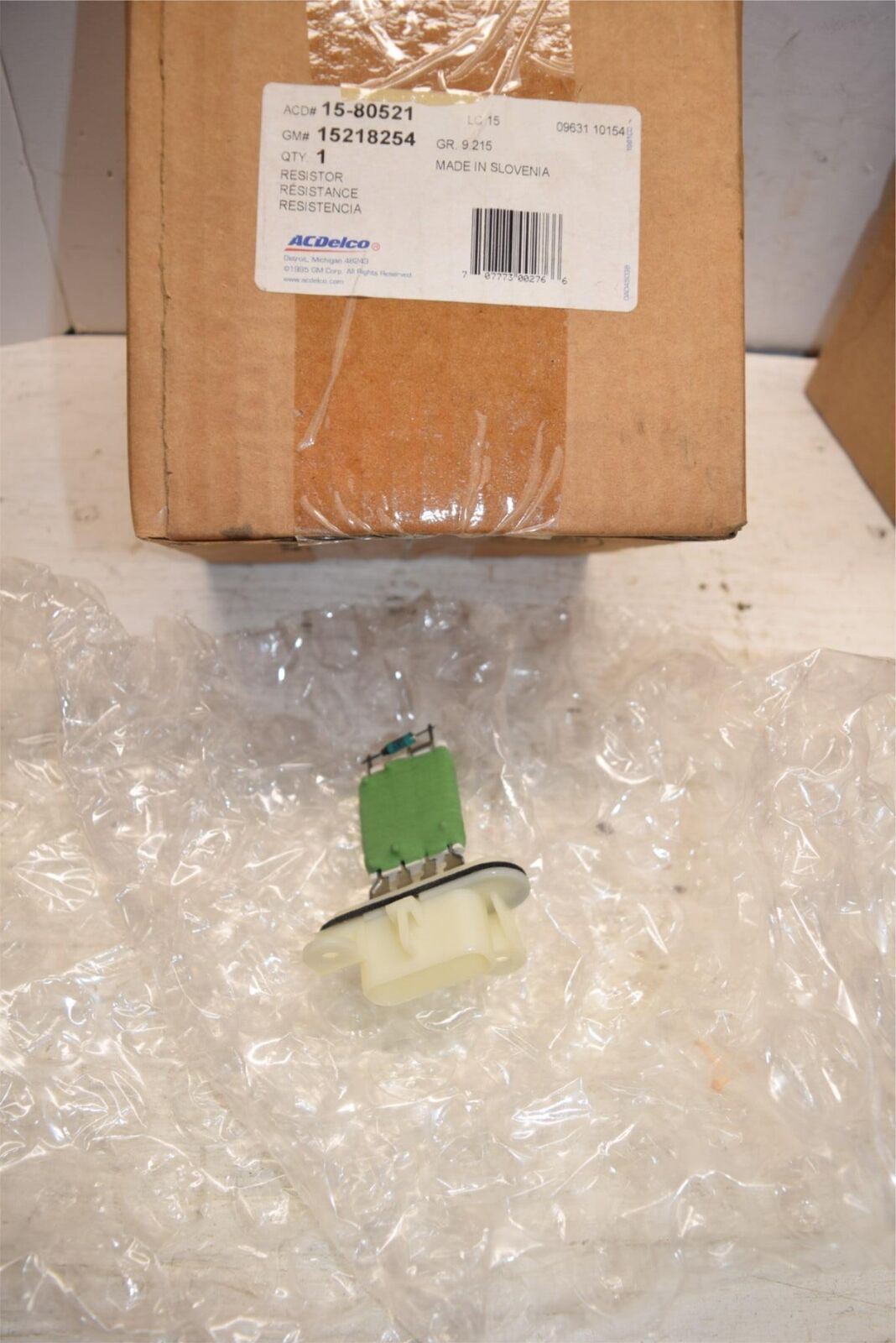 ACDelco 15-80521-A/C Heater Blower Resister 15218254 Canyon Chevy Colorado-C73A