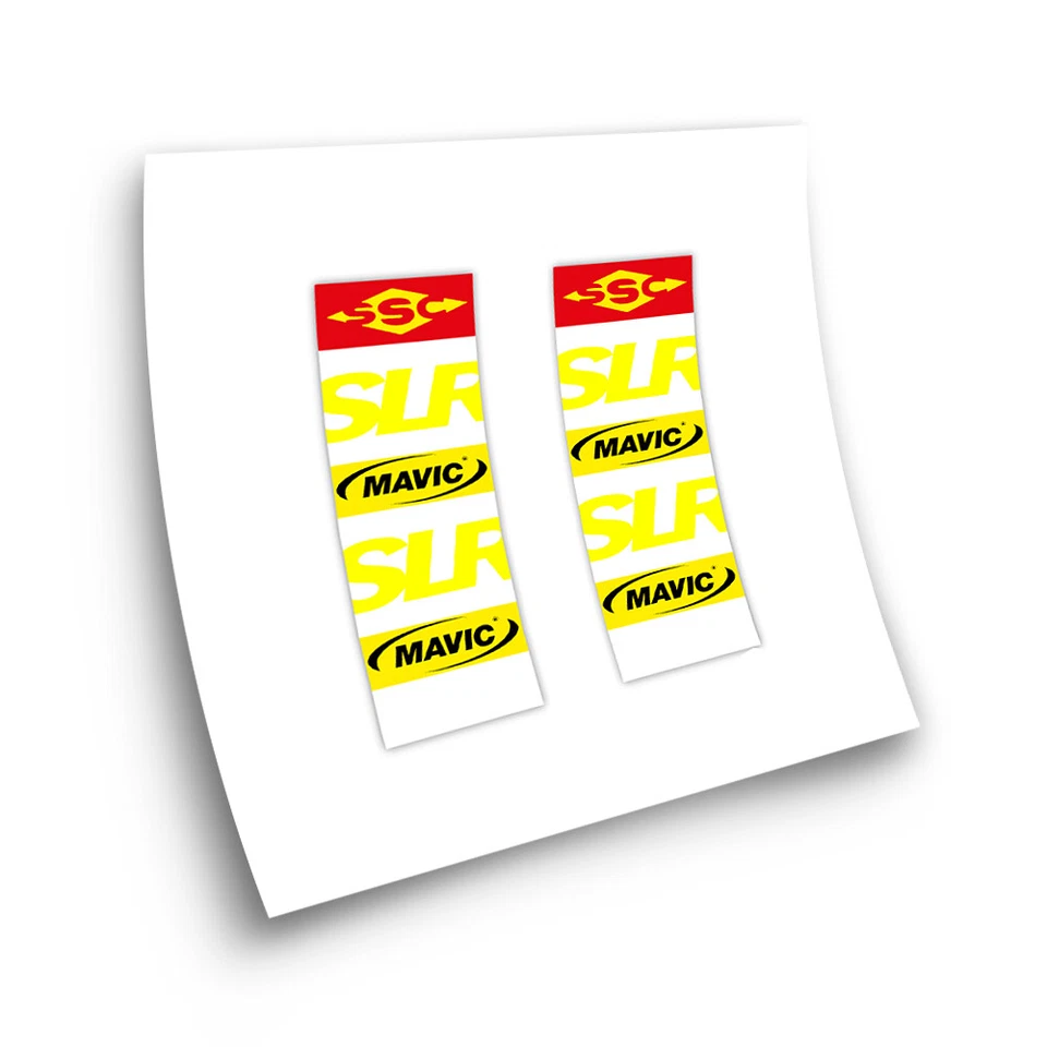 STAR SAM® Fahrrad naben Aufkleber Mavic SLR Weißer Hintergrund Bike hub stickers - Bild 2 von 4