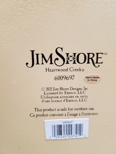 Tall Jim Shore Snowman 6009697 Winter Wonderland 17.5” Outdoor Safe Rare - Picture 22 of 22