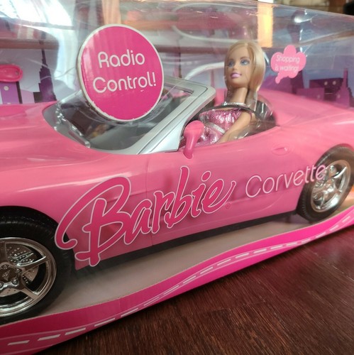 radio control barbie corvette car with doll toys r us exclusive 2008 MIB - Picture 2 of 10