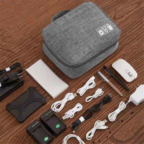 Cable Organizer Bag Charger USB Electronic Accessories Storage Travel Case AU - Picture 6 of 24