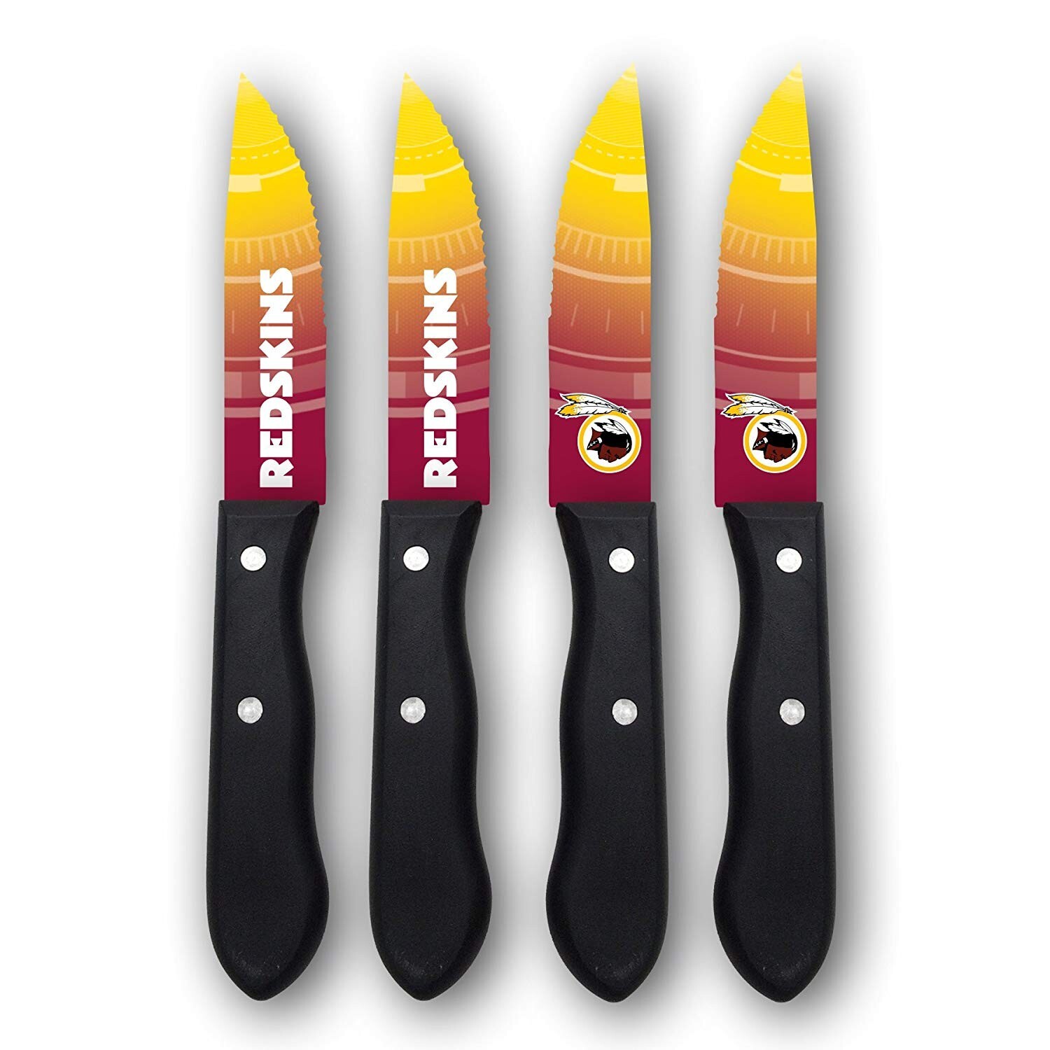 Washington Redskins Steak Knife Set 4 Pack [NEW] NFL Chef Kitchen Knives eBay