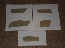 LOT OF (15) SIGNED AUTOGRAPHED MOUNTED VINTAGE CUT SIGNATURES 1973 NEW YORK METS