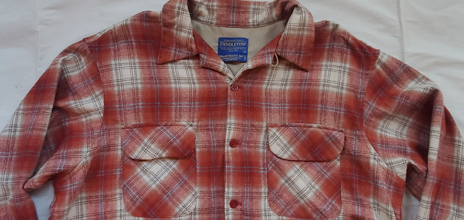 PENDLETON Wool Shacket Board Shirt Jacket Loop Co… - image 2